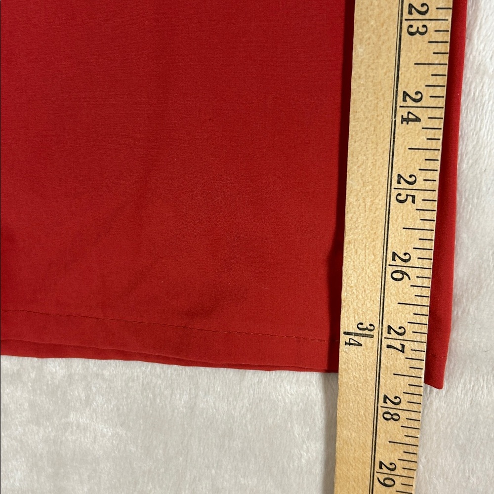 Athleta current red/rust savannah wide leg jumpsuit size 4 - Picture 10 of 12